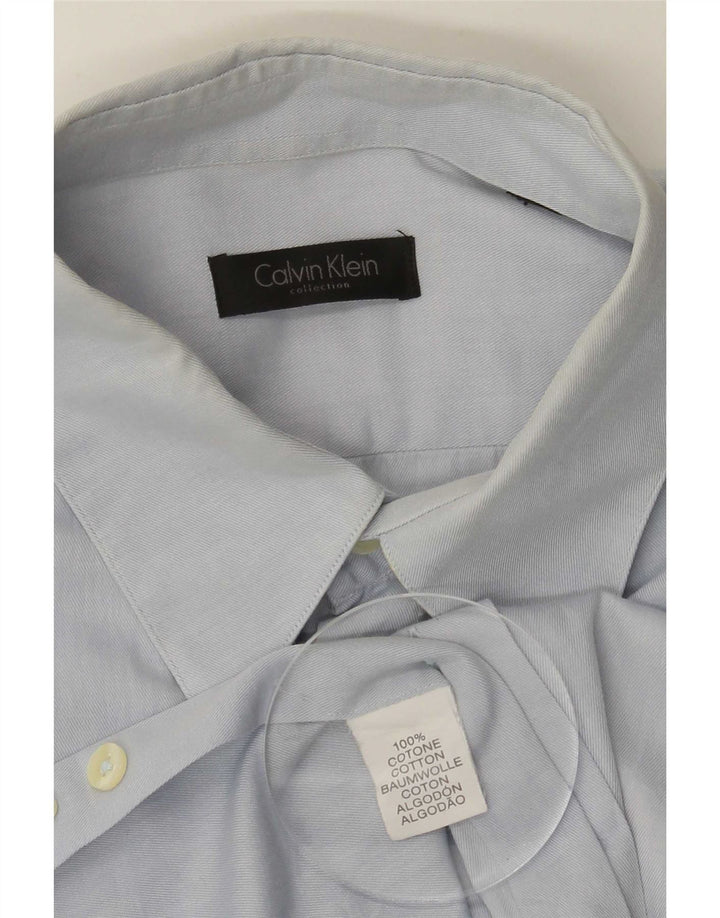 Calvin Klein Herreskjorte Stor Blå Bomuld