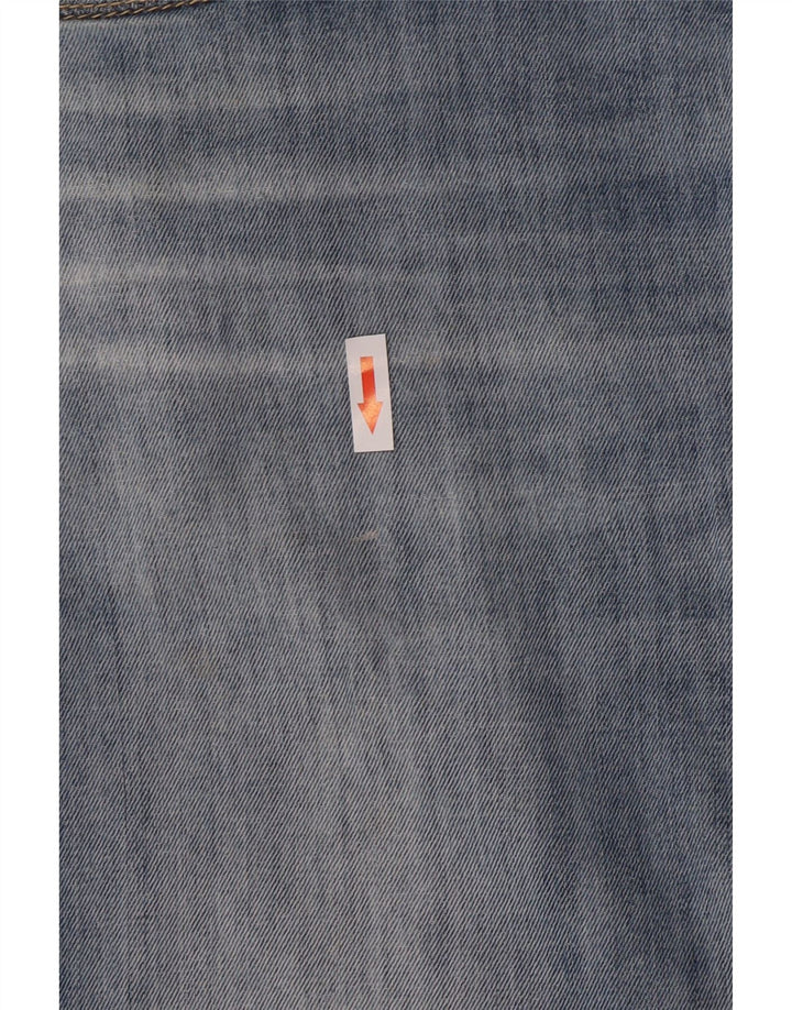 Armani Straight Jeans til mænd W32 L28 Blå Bomuld