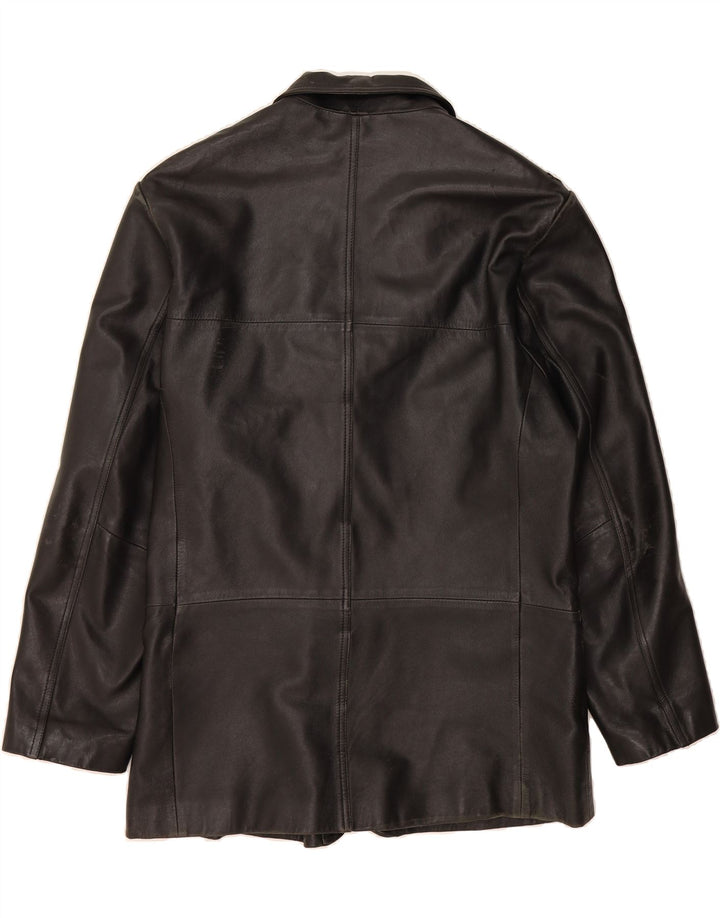 ROUTE 66 Womens Leather Jacket UK 18 XL Black Leather Vintage Route 66 and Second-Hand Route 66 from Messina Hembry 