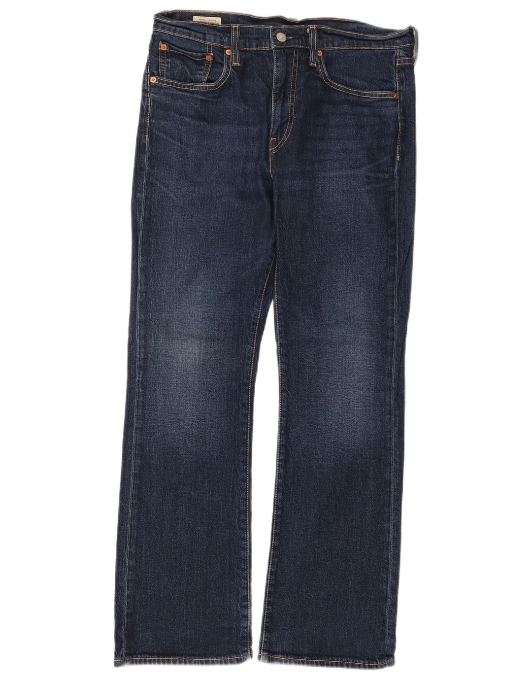 Levi's Herre 527 Bootcut Jeans W32 L30 Marineblå Bomuld