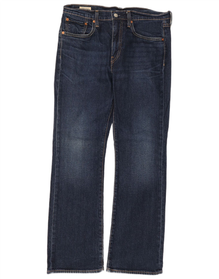 Levi's Herre 527 Bootcut Jeans W32 L30 Marineblå Bomuld
