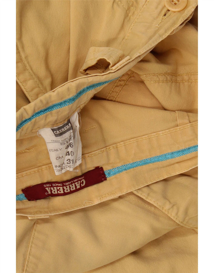 CARRERA Herre Cargo Shorts IT 46 Small W31 Gul Bomuld