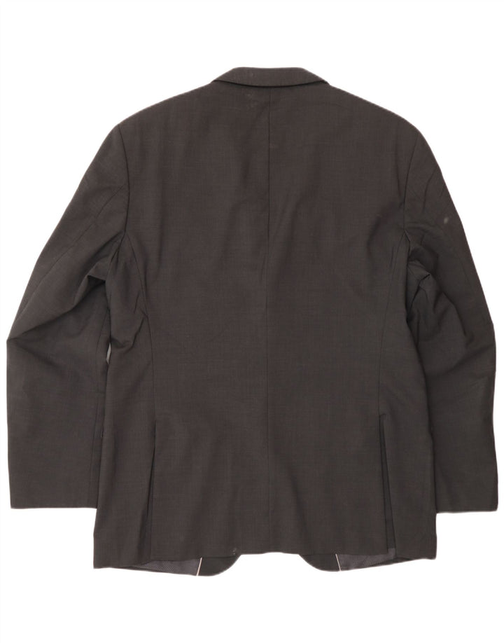 Hugo Boss Herre 2-knaps blazerjakke EU 52 XL Grå uld