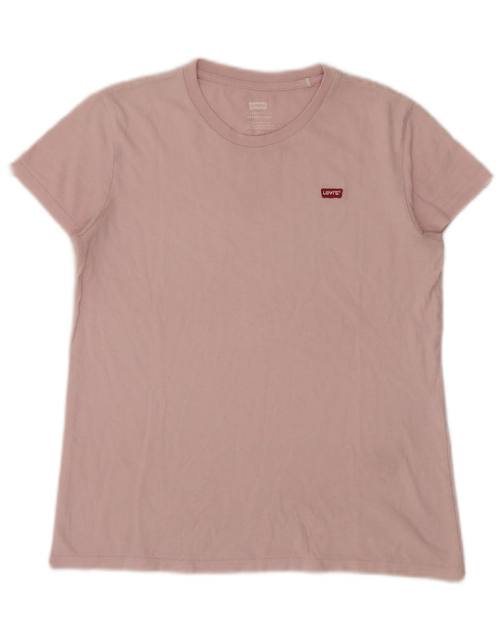 Levi's Dame T-Shirt Top UK 20 2XL Pink