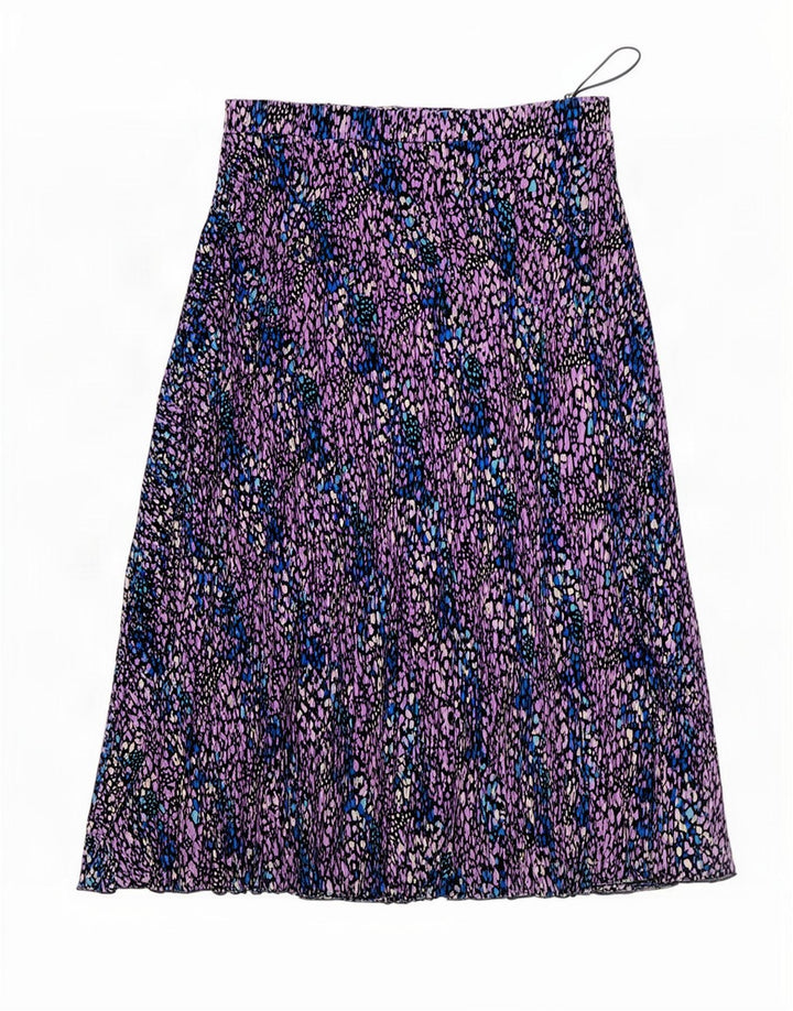 Marks & Spencer A-line nederdel til kvinder UK 14 Large W34 Flerfarvet plettet