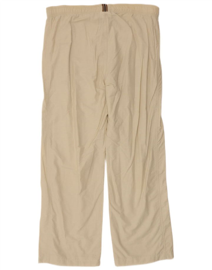 CHAMPION Lige afslappet bukser til mænd store W36 L29 Off White Bomuld