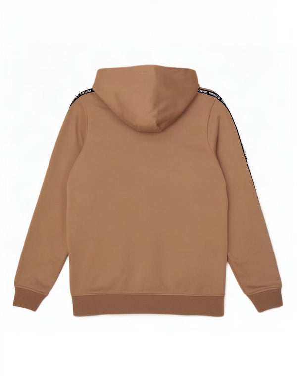 Ellesse Herre grafisk hættetrøje Jumper Small Beige Colourblock Polyester