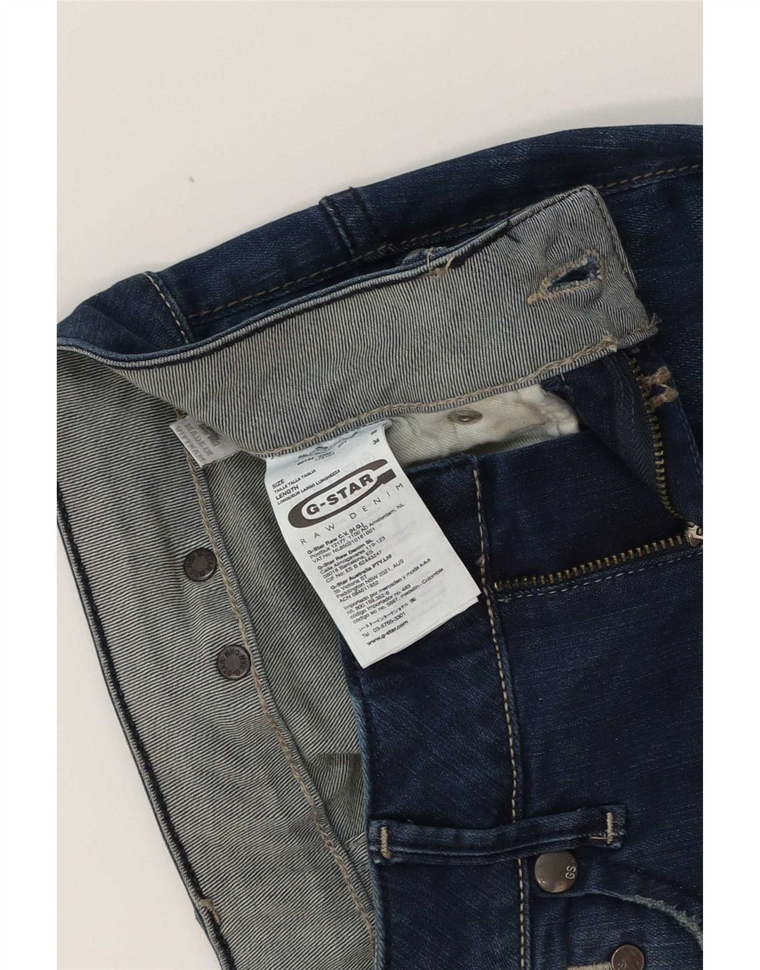 G-Star Dame Raw Bootcut Jeans W25 L27 Blå Bomuld