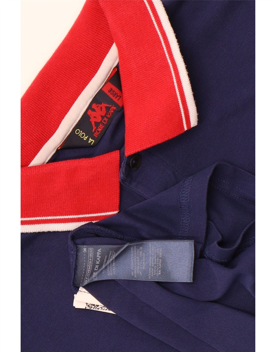 Kappa herre poloshirt Stor marineblå bomuld