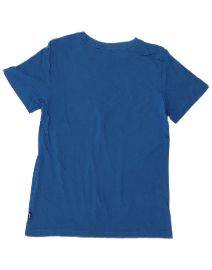 Puma Boys Grafisk T-Shirt Top 11-12 År Blå