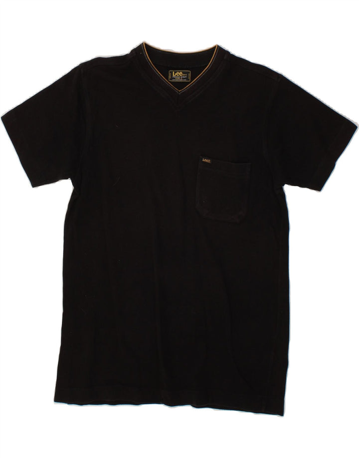 LEE Mens T-Shirt Top Large Black Cotton Vintage Lee and Second-Hand Lee from Messina Hembry 