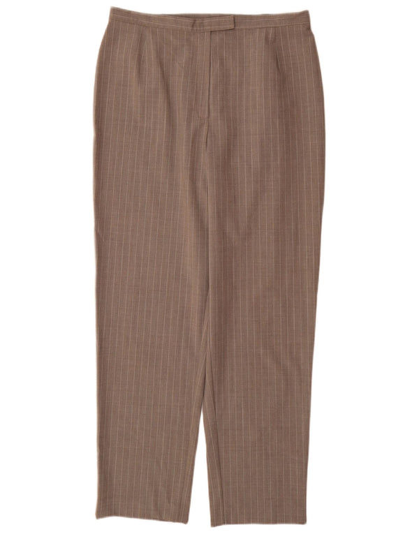 LAURA ASHLEY Højtaljede jakkesætbukser til kvinder UK 16 Large W32 L31 Grå