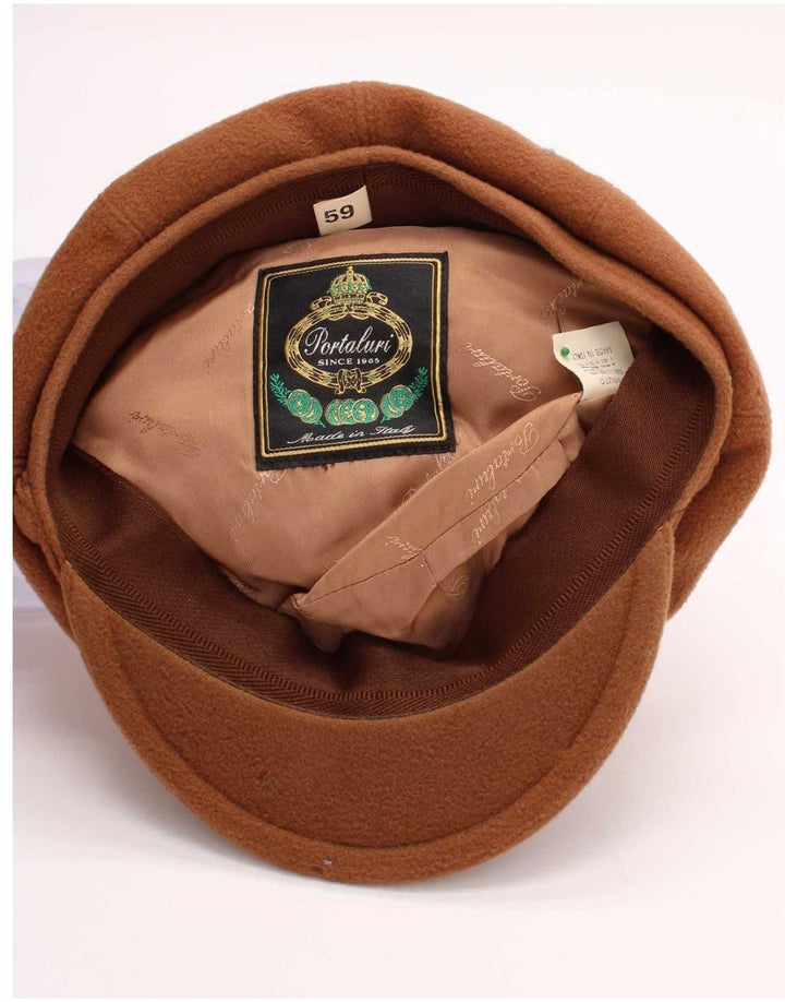 Portaluri Herre Flad Cap Large Beige Uld Classic