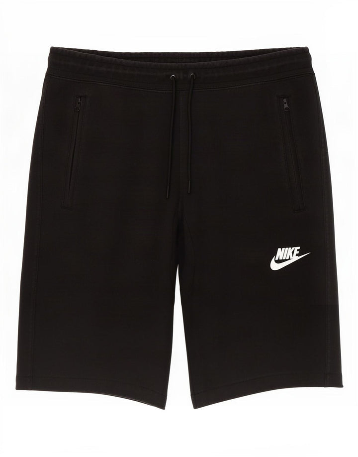 Nike Herre Sportshorts Medium Sort Bomuld