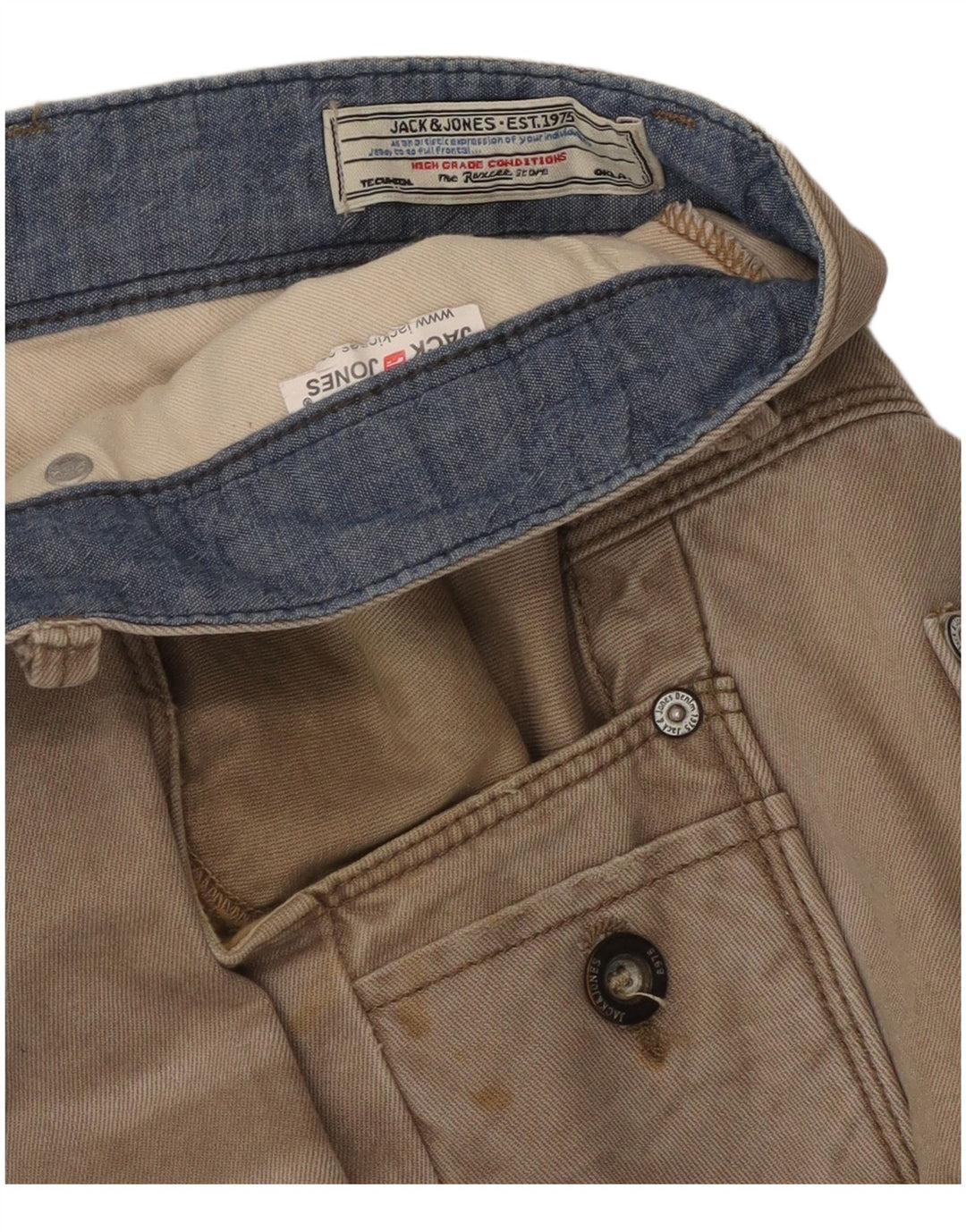 Jack & Jones Straight Cargo bukser til mænd W34 L31 Brun