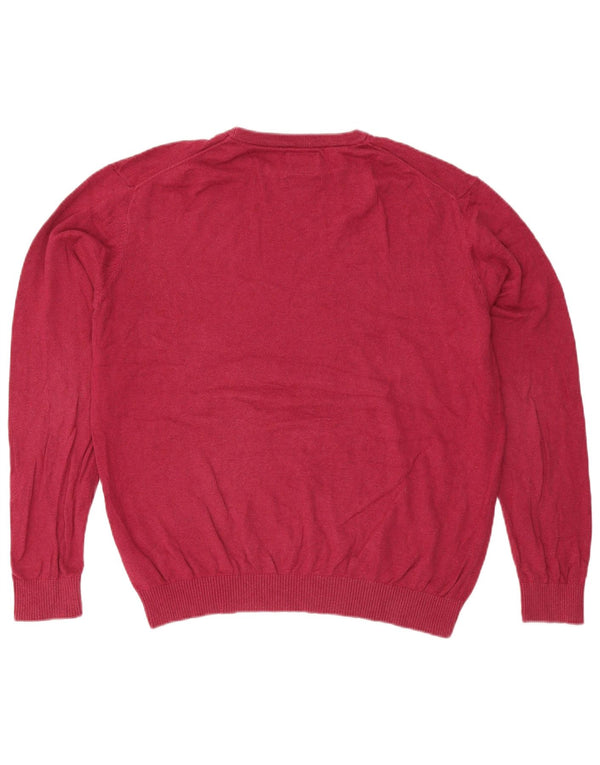 Joules Herre sweater med rund hals XL Rød Bomuld