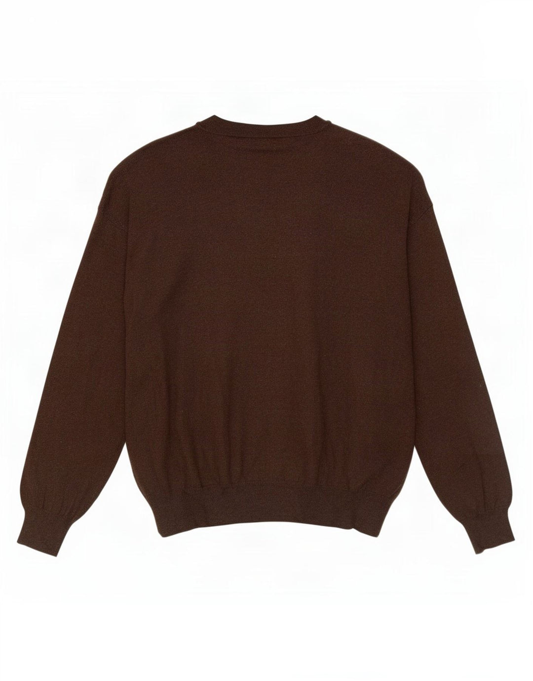 Massimo Dutti Herre V-hals sweater XL Brun Argyle/Diamant Bomuld