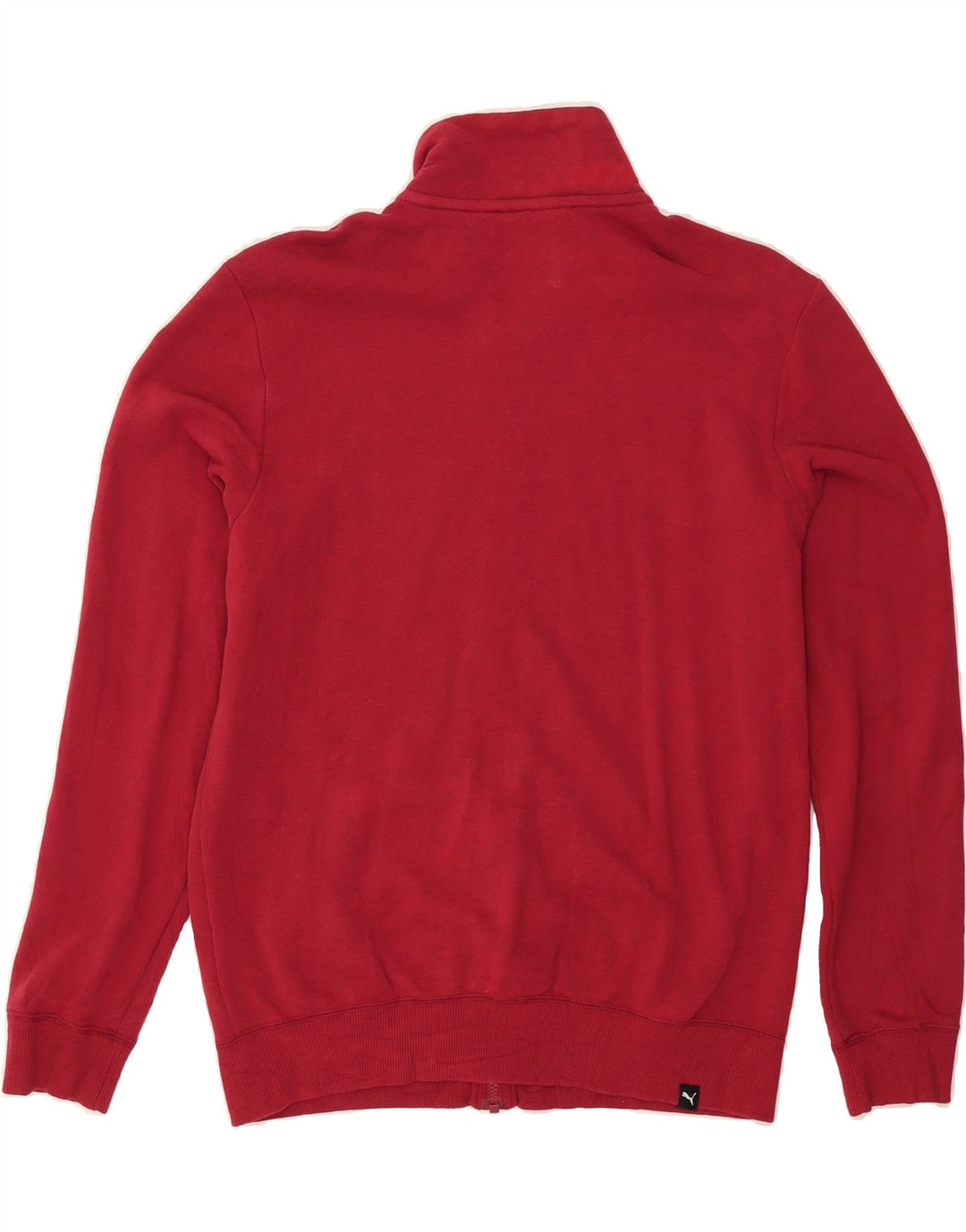 PUMA Mens Graphic Tracksuit Top Jacket Small Red Cotton Vintage Puma and Second-Hand Puma from Messina Hembry 