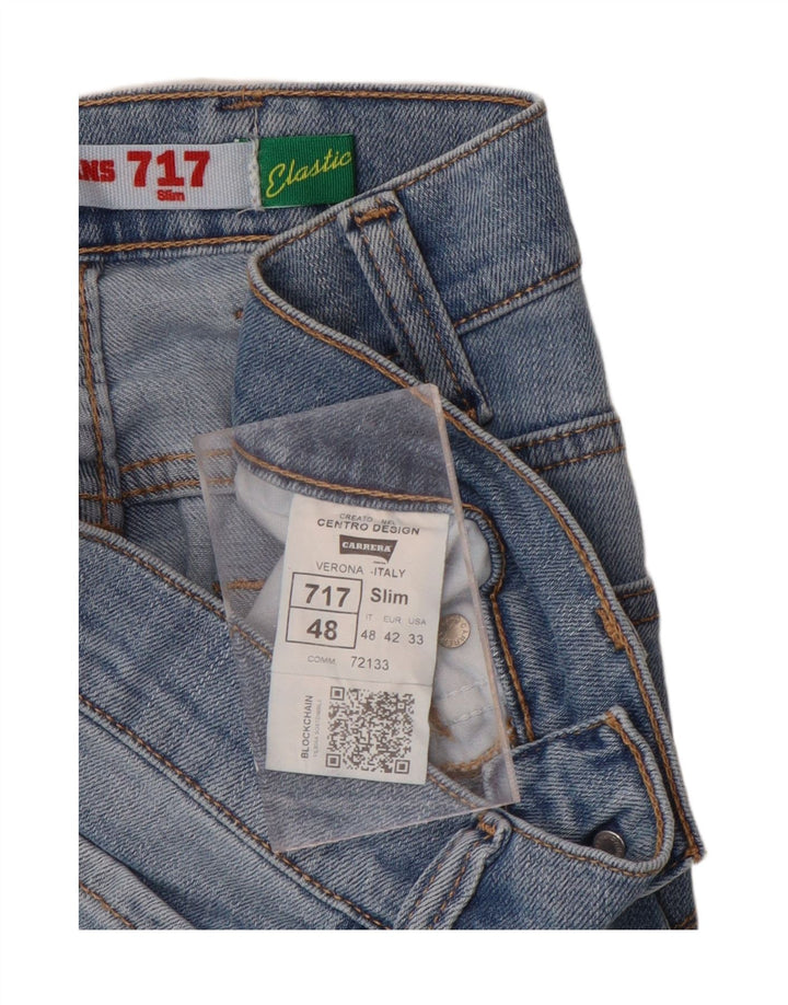 CARRERA Mens 717 Slim Jeans IT 48 Medium W32 L29 Blue Cotton Vintage Carrera and Second-Hand Carrera from Messina Hembry 