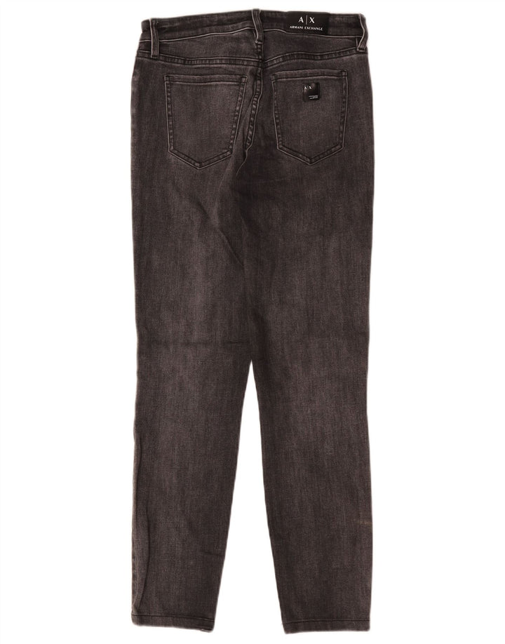 Armani Exchange Dame Super Skinny Jeans W25 L26 Grå