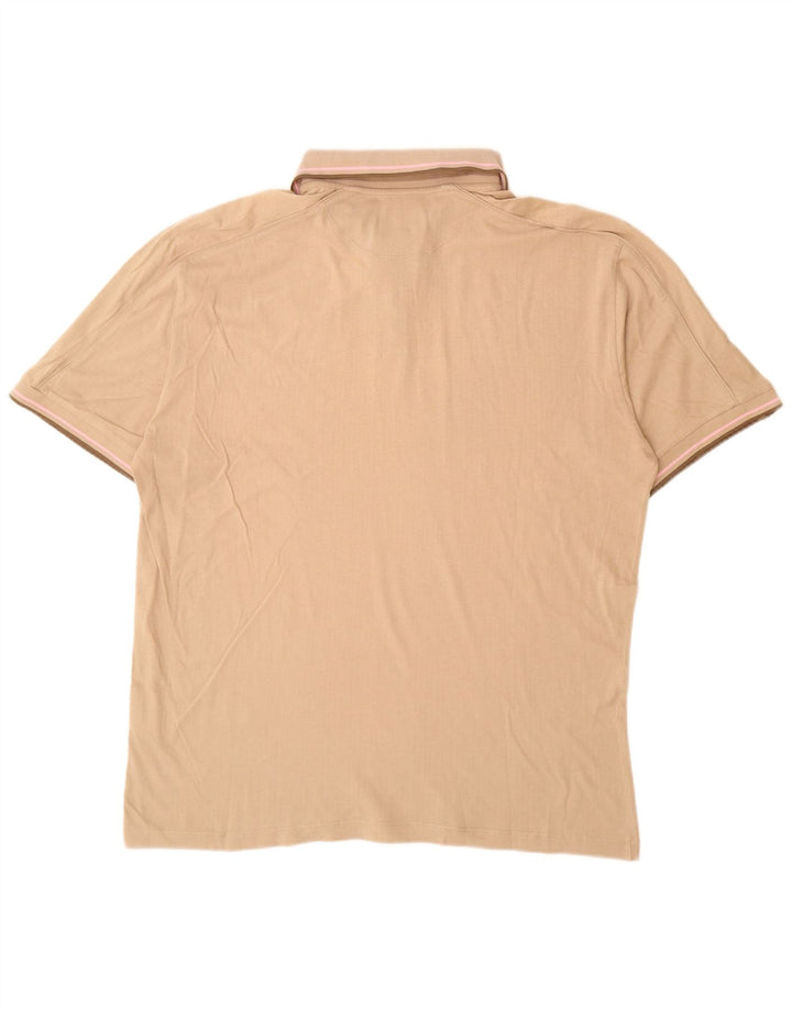 CHAMPION Polo Shirt til mænd 2XL Beige Bomuld