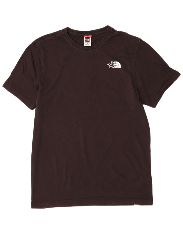 THE NORTH FACE Herre grafisk T-shirt Top Medium Sort Bomuld