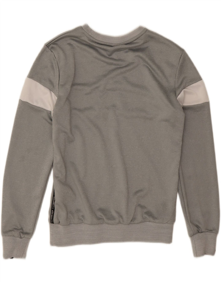 Ellesse Herre Grafisk Sweatshirt Jumper Lille Grå Colourblock Polyester