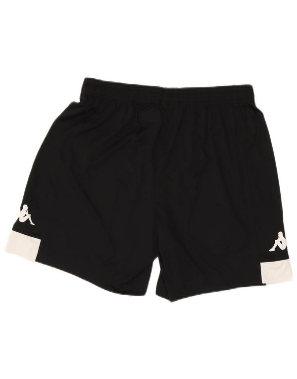 Kappa Boys FC Lorient grafiske sportsshorts 13-14 år XL Sort Colourblock
