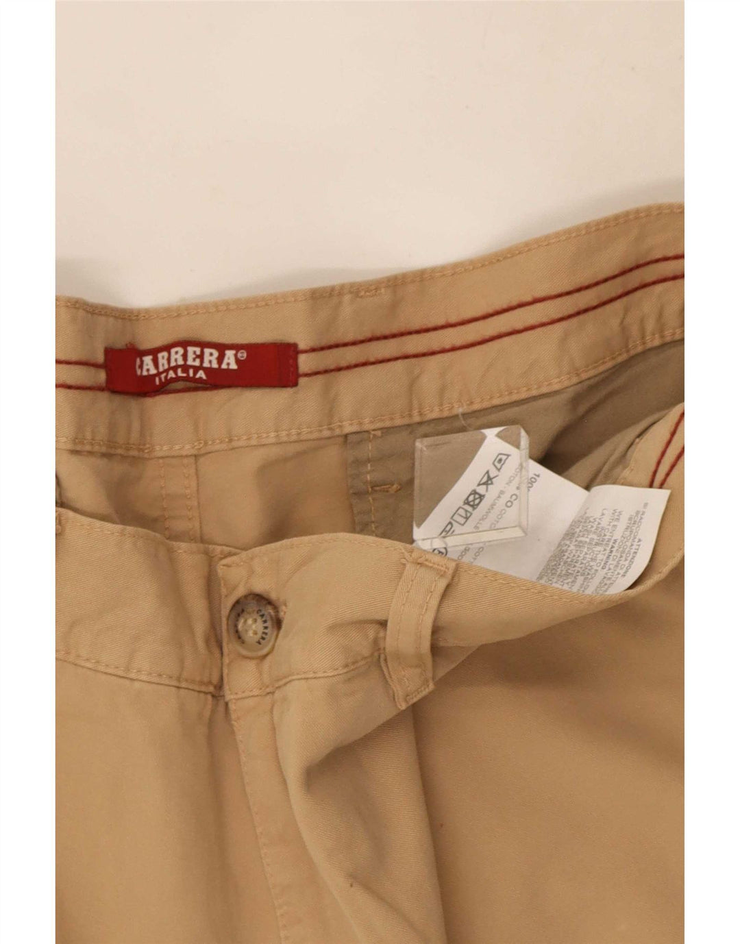 Carrera Herre 618 Cargo Shorts W34 Large Beige Bomuld