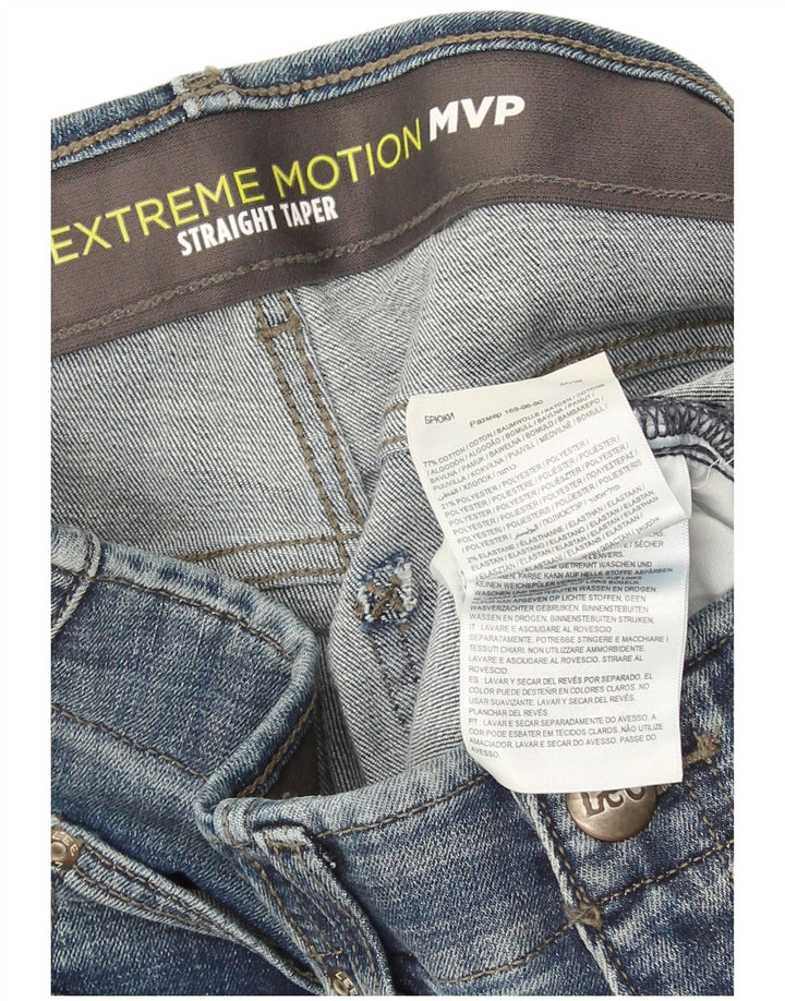 Lee Herre Flex Tapered Straight Jeans W32 L30 Blå Bomuld