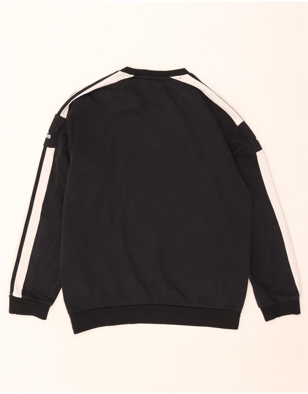 Adidas Herre grafisk sweatshirt Jumper Medium Sort Colourblock Bomuld