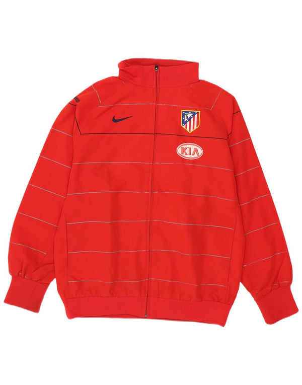 Nike drenge grafisk træningsdragt topjakke 13-14 år XL rødstribet polyester