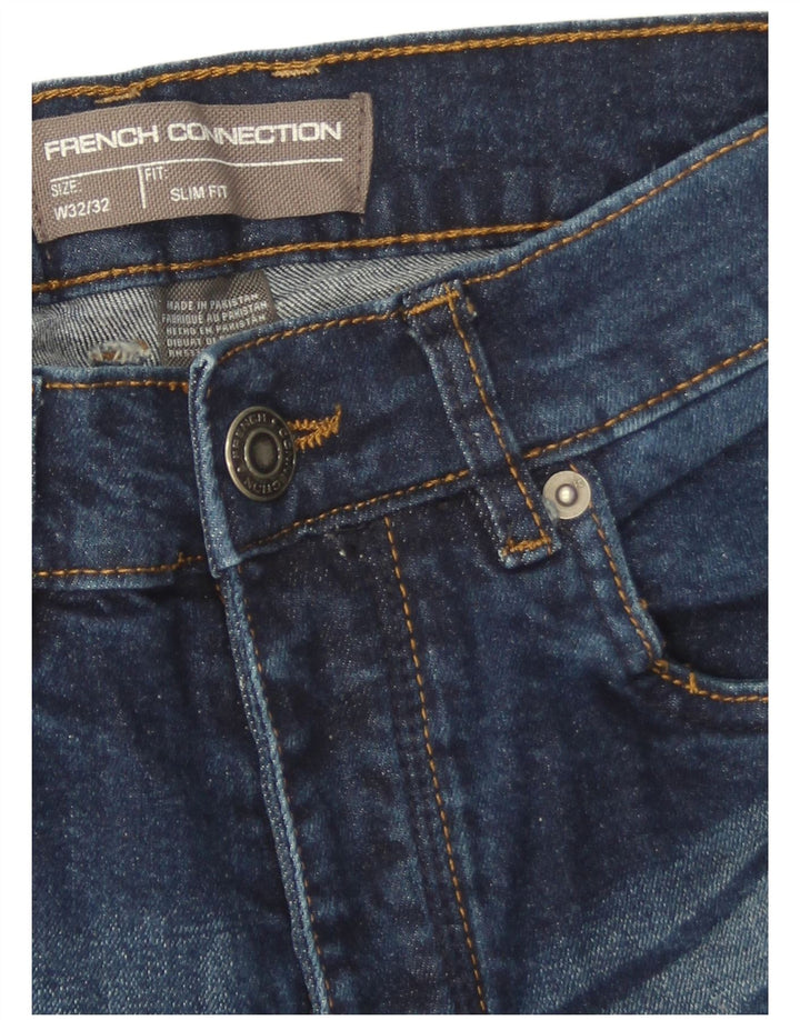 French Connection Herre Slim Jeans W32 L32 Blå Bomuld