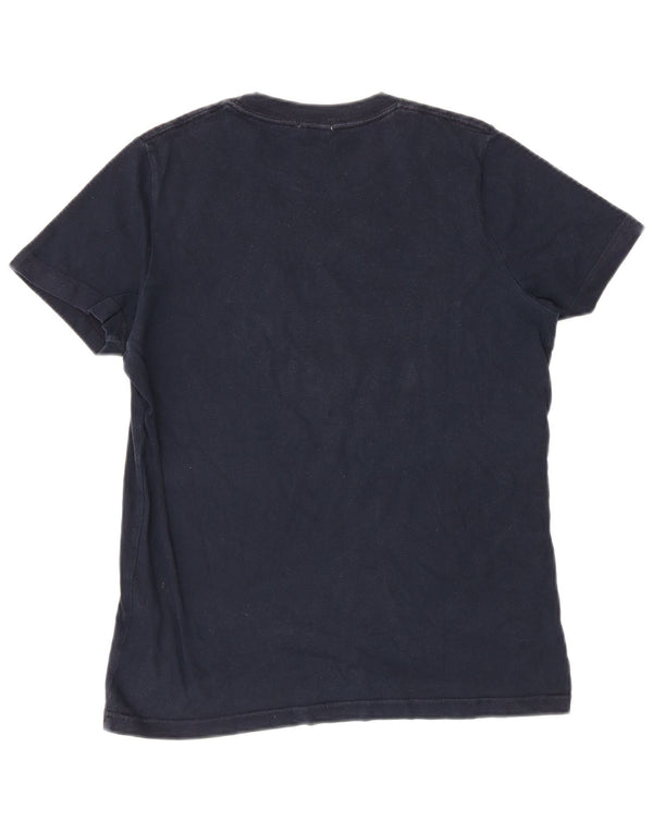 Abercrombie & Fitch drenge grafisk t-shirt top 13-14 år XL marineblå