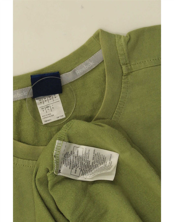 Reebok herre T-shirt top mellemgrøn bomuld