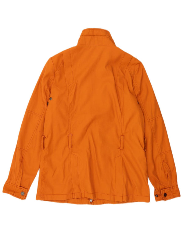 Zara Womens Utility Jacket UK 14 Medium Orange Nylon