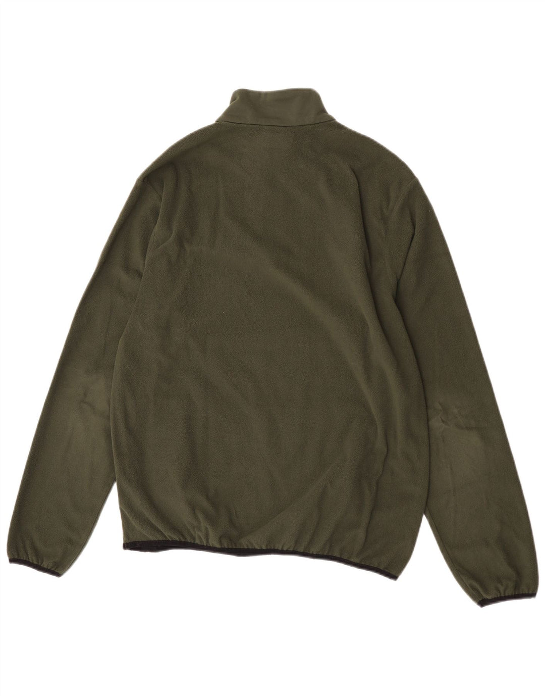 Kappa Fleece Jumper med lynlås til kvinder XL Khaki Polyester