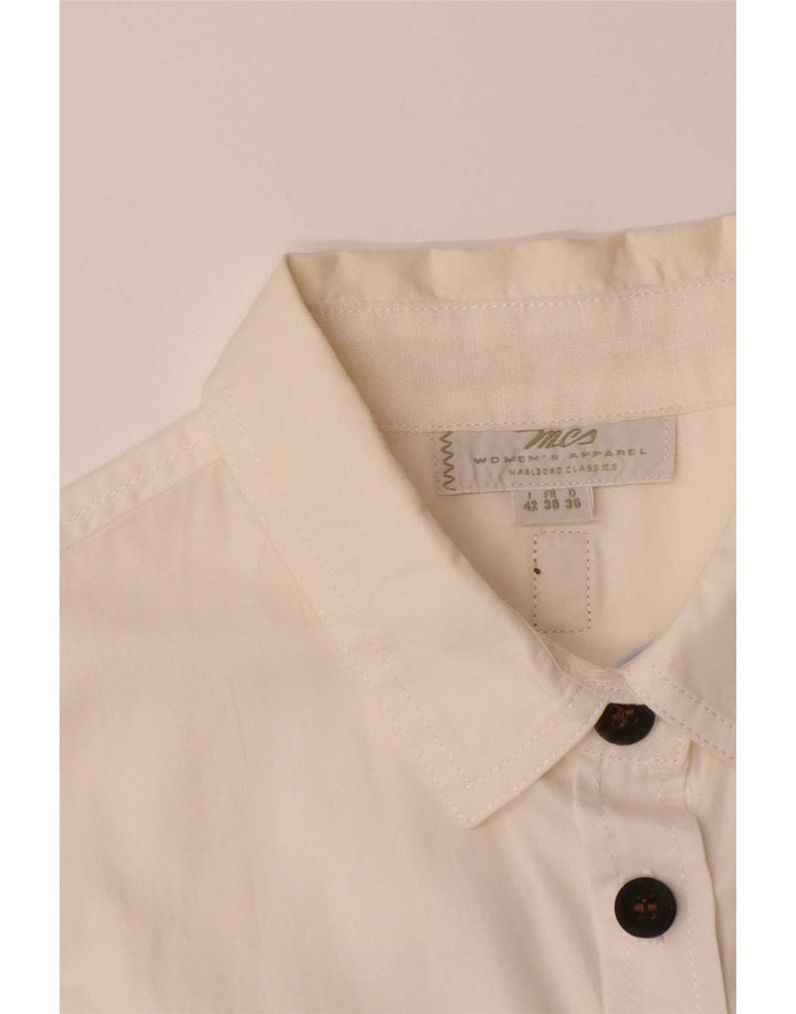 Marlboro Classics Dame Ærmeløs Pullover Shirt Dress IT 42 Medium White
