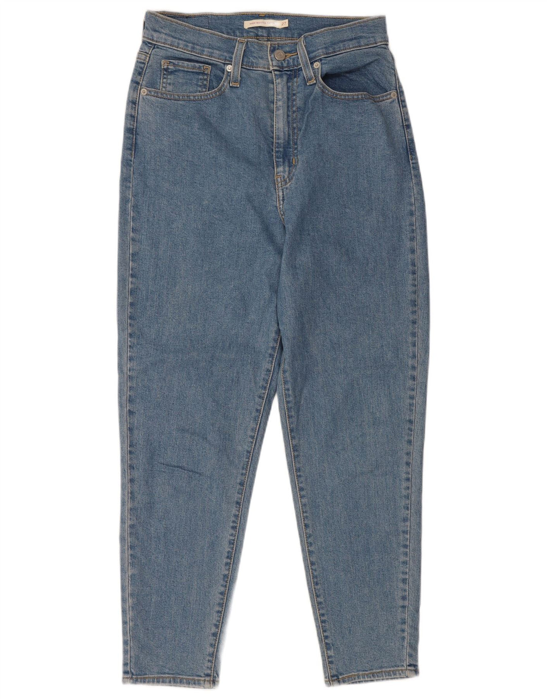LEVI'S Womens High Waist Tapered Jeans W27 L26 Blue