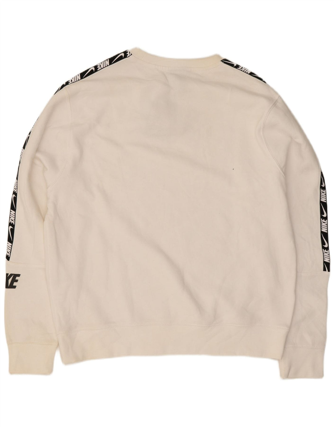 Nike grafisk sweatshirt til mænd, stor hvid bomuld