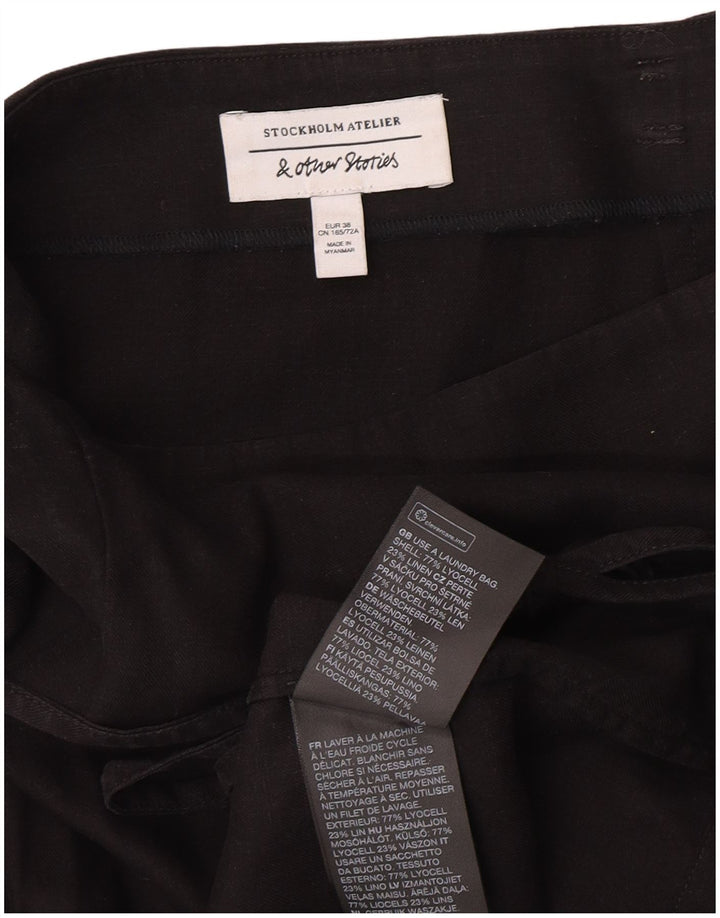 & andre historier Dame slå-om nederdel EU 38 Medium W26 Sort Lyocell