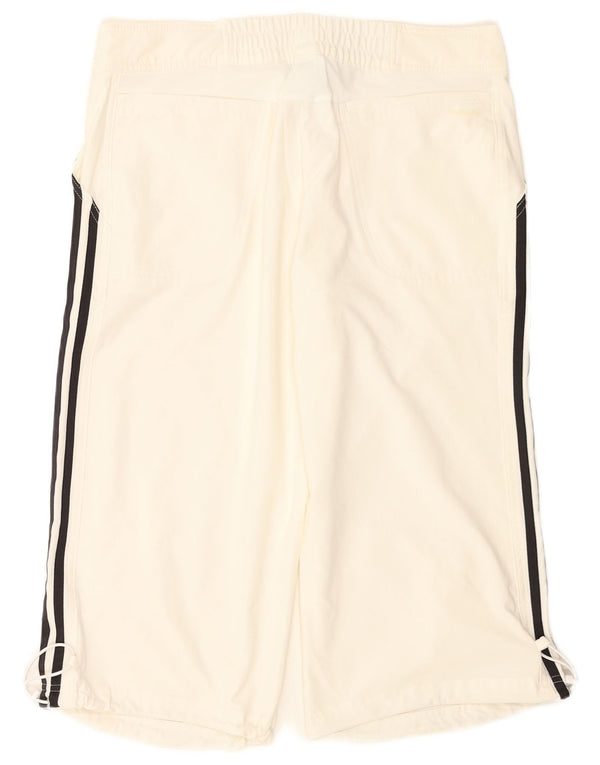 Adidas Womens Clima 365 Bermuda Sport Shorts UK 14 Large White Polyester