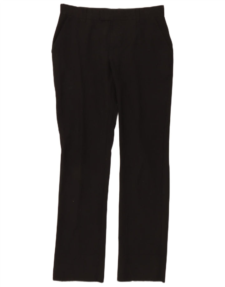 Marks & Spencer Boys Slim Suit Bukser 14-15 år W30 L30 Sort Polyester