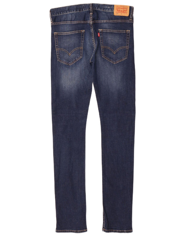 Levi's Girls 520 tilspidsede jeans 15-16 år W30 L33 marineblå bomuld