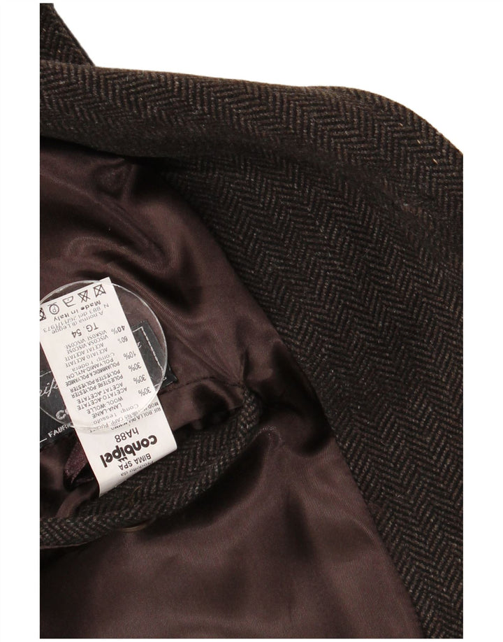 Conbipel Herre Chesterfield Coat IT 54 XL Brun Sildebensuld
