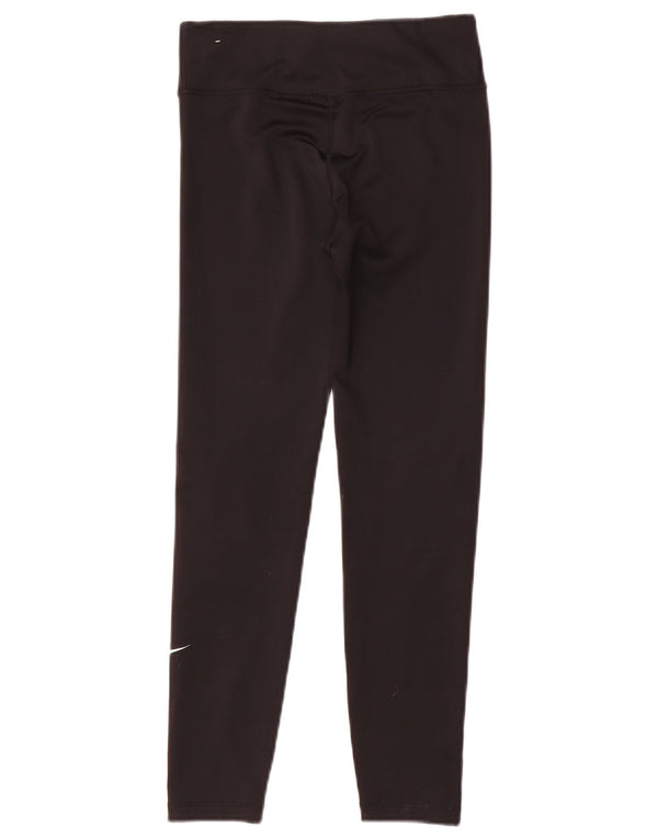Nike Girls Dri Fit Leggings 10-11 år Medium Sort Polyester