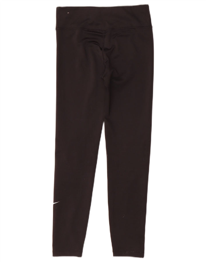 Nike Girls Dri Fit Leggings 10-11 år Medium Sort Polyester