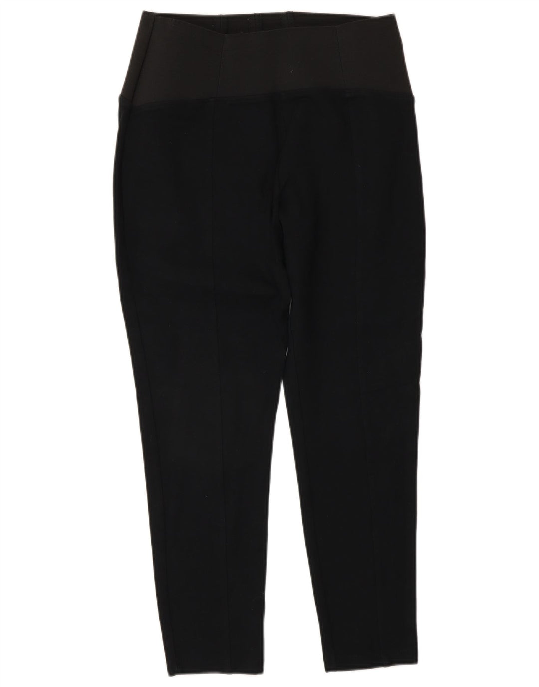 Marks & Spencer Womens Crop Leggings UK 12 Medium Black Viscose