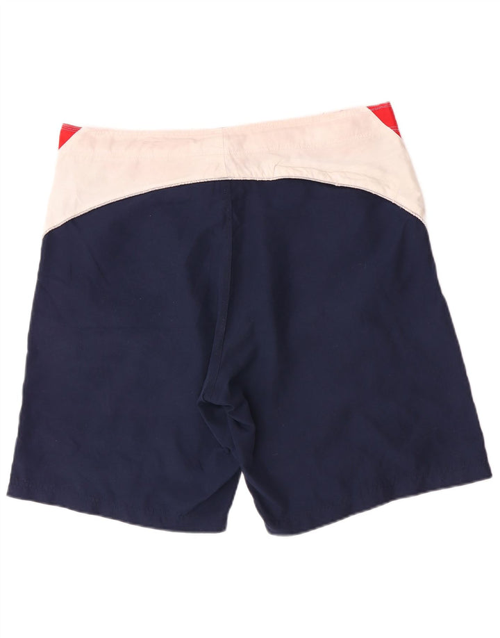 Diadora Herre grafiske svømmeshorts XL Rød Colourblock Polyester