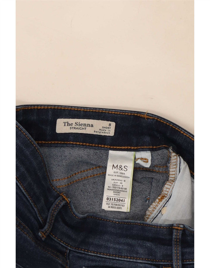 Marks & Spencer Lige jeans til kvinder UK 8 Small W36 L28 Navy Blue